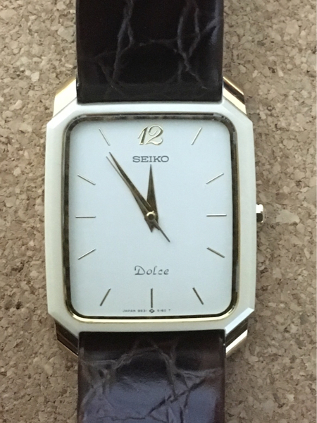 1円～セイコーSEIKO Dolce 9531-513A クオーツ腕時計 稼働 wk488