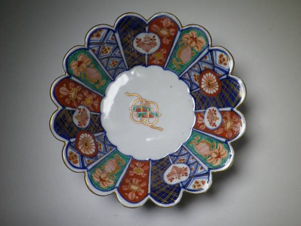 1-238.伊万里.奇玉宝鼎之珍.色絵.鉢