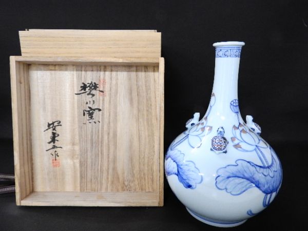 Yahoo!オークション 亀飾白 焚川窯 治韓国人間国宝『安東五』作 韓国
