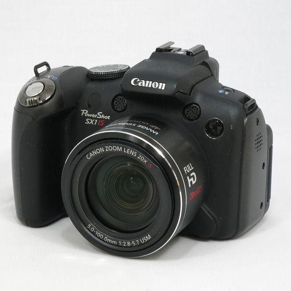 1円 PowerShot SX1 IS (1000万画素/20倍ズーム) フルHD動画対応