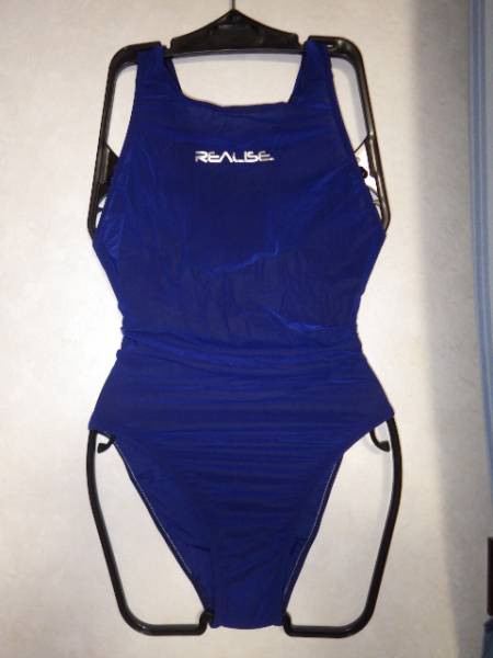 リアライズ　競泳水着【N‐1001】セカンドスキン素材　LLサイズ　ネイビー　中古良品