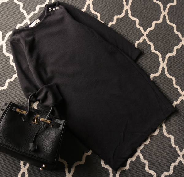 ユナイテッドアローズ 肩ボタンニットワンピース /N154