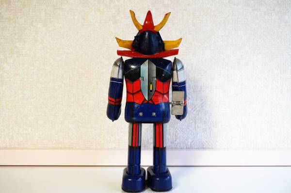 ④中古品★あるく あるく ゼンマイロボット 勇者ライディーン ポピー製 当時物 ブリキ 箱無 MADE IN JAPAN 希少 ライディーン 1円スタート