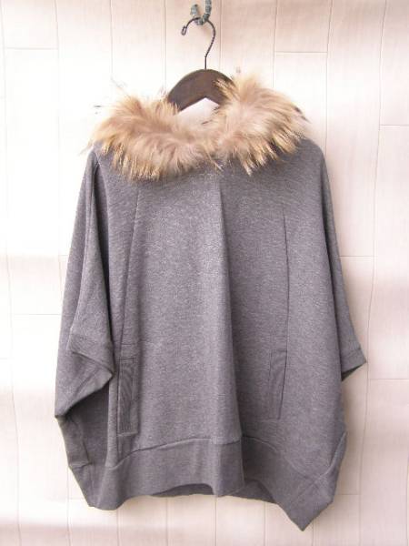 GRACE CONTINENTAL＊ラクーンファー付ドルマンパーカー GRACE 