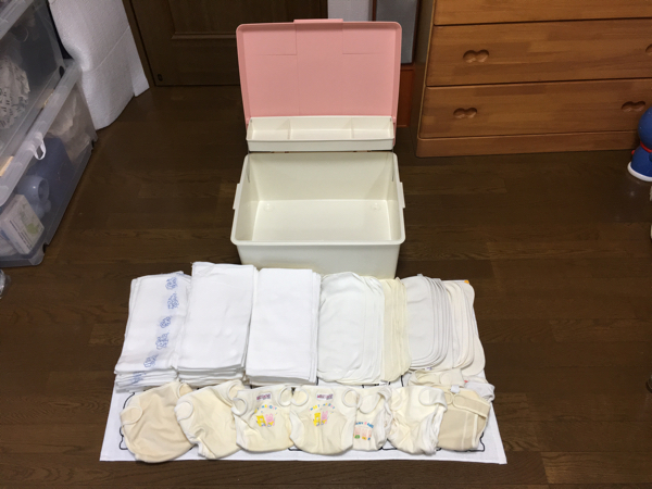 日本製 おむつカバー 布おしめ パッド ライナー コンビ COMBI ボックス 全78点