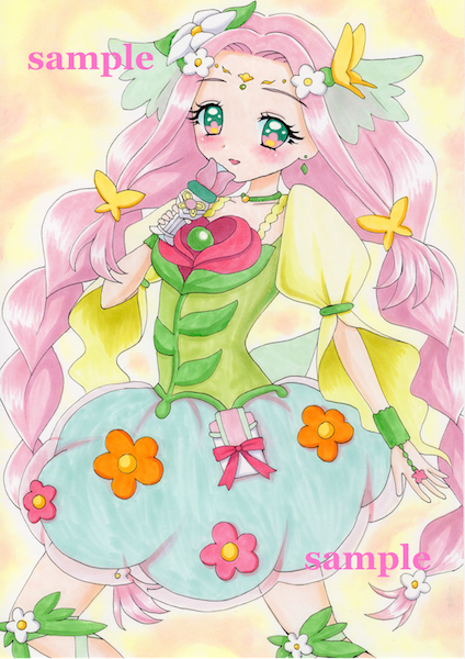 同人手描きイラスト ☆キュアフェリーチェ☆ プリキュア(手描き