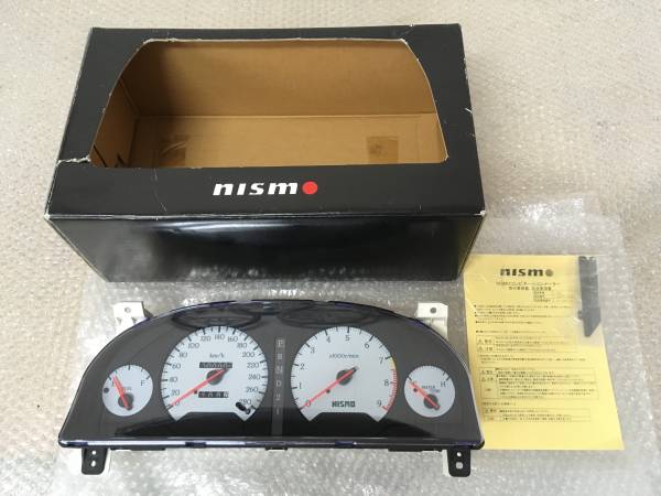 日産 Y 33 戦う セド、グロ NISMOホワイトメーター