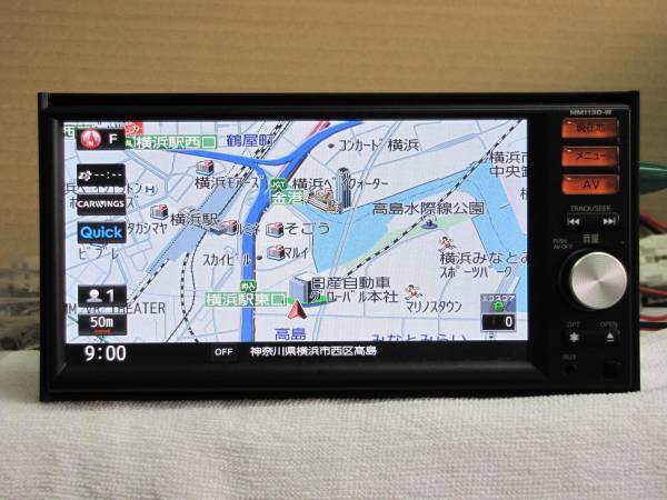 日産純正メモリーナビ MM113D-W フルセグ 地図データ 2016年