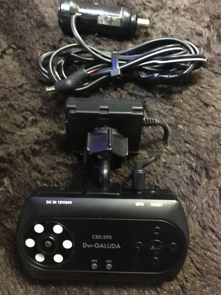 セルスターGPSドライブレコーダー CSD-290 ツインカメラ 高画質 12/24V美品②