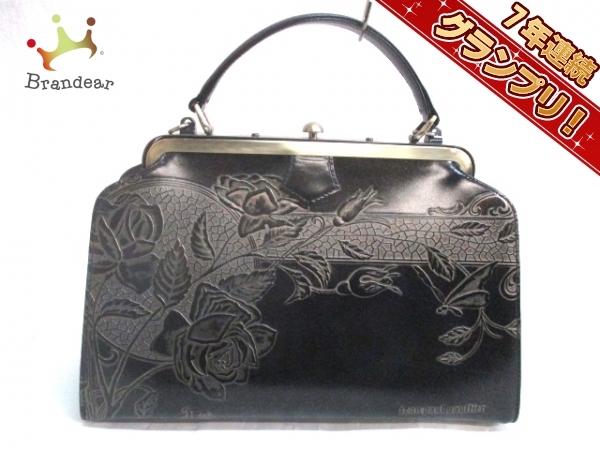 【美品】ジャンポールゴルチエ　バニティバッグ　ミラー付　玉蟲 Jean Paul Gaultier ジャンポール・ゴルチェ JPG□玉虫サイバー