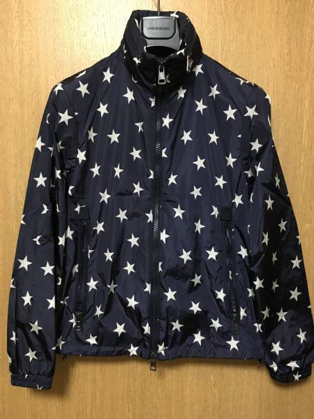新品未使用15SSモンクレール 星柄ナイロンブルゾン希少サイズ0 MONCLER 