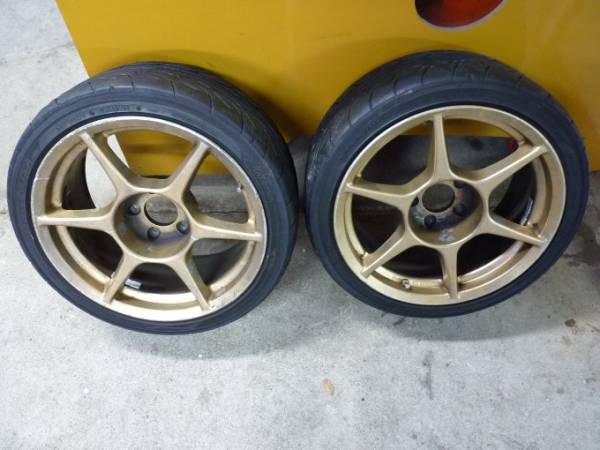 ADVAN のパーツレビュー YOKOHAMA AD08R 2本 Neova PCD114.3 - 中古P1