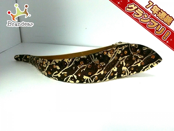 フィカレ アクセサリー 美品 金属素材×ラインストーン ficcare