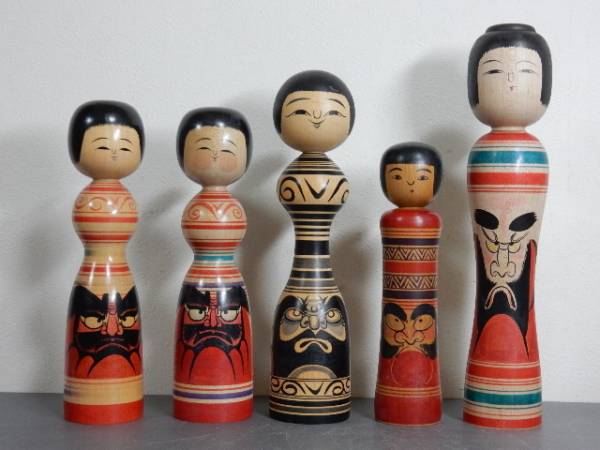 7 盛 秀太郎 達磨 10cm ダルマ 盛秀太郎 伝統こけし （395）伝統
