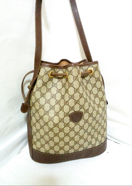 ★1円～綺麗！グッチ GG柄巾着 ショルダーバック★