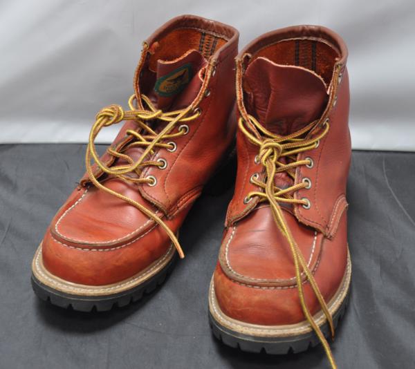レッドウイング 半円タグ 875 セッター US9.5 E 赤茶 vibram ブーツ 23148 中古 27.5cm