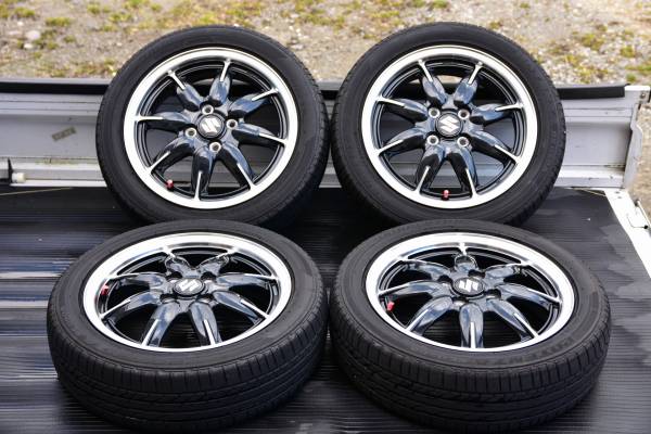 スズキ アルトRS ターボ　ENKEI ホイール ポテンザ　165/55R15 アルトターボRS ホイール スズキ純正 165/55R15 ポテンザ ENKEI ③