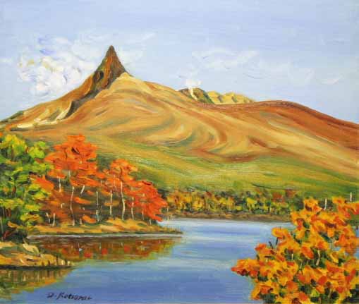 ■小番大治■　【山風景】 油彩 10号 真作保証有り サイン有り