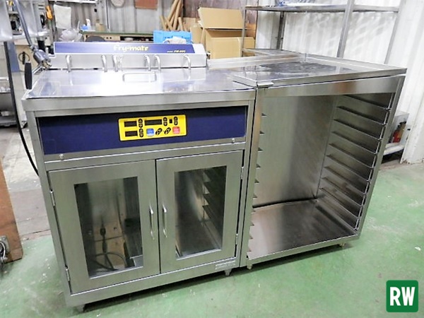 山口)下松市より　ツジキカイ ドーナツフライヤー ホイロ フライメイト FM-03C 油量23L 三相200V 幅80×奥行70×高さ99cm 　BIZJA41H Frymate フライメイト (FM-03X) – 株式会社ツジ・キカイ 公式サイト