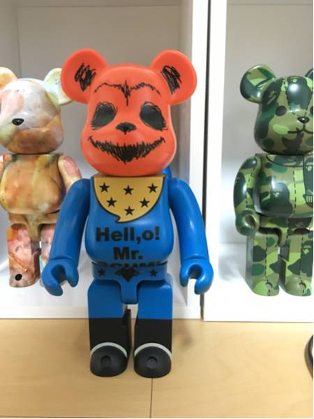 BE@RBRICK BAPE 1st CAMO SHARK 400% 黒 エイプ ベアブリック