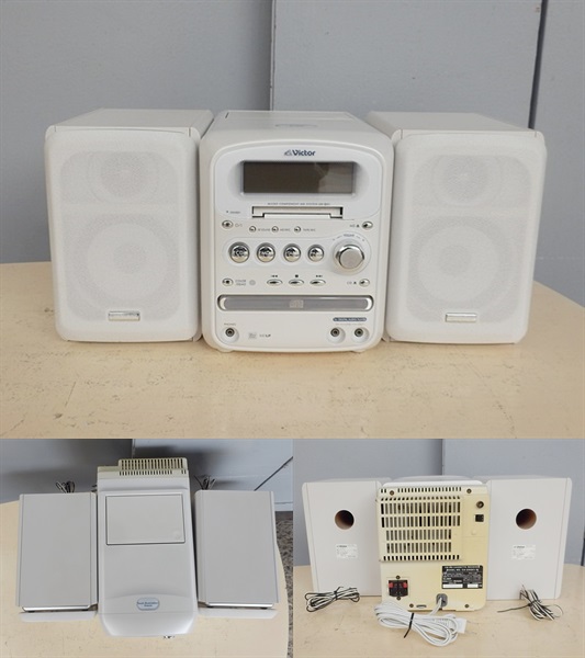日本ビクター Victor ミニコンポ CA-UXQX1 カセットテープ CD/MD ラジオ