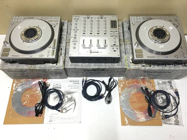 Technics SL-DZ1200 SH-MZ1200 CDJ DJ Turntable Mixer x2 Set of 0 2 