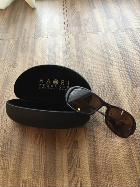 S.T. Dupontのブラウンレンズサングラス、岩城滉一着用モデル　フランス製 美品】HAORI PRODUCED サングラス 岩城滉一 コラボ レディース