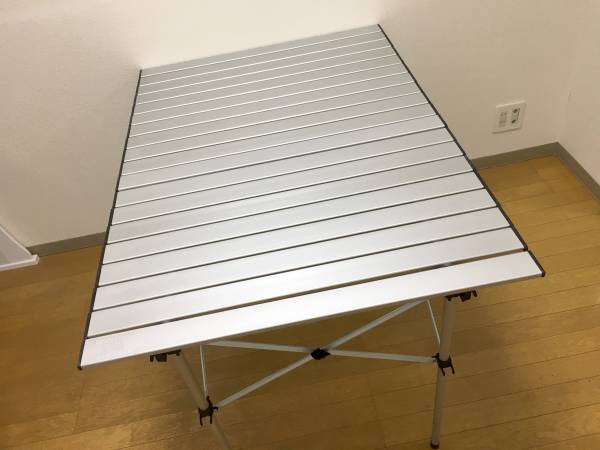 大型 キャンプ テーブル WOOLRICH ウールリッチ アルミロールテーブル 2WAY