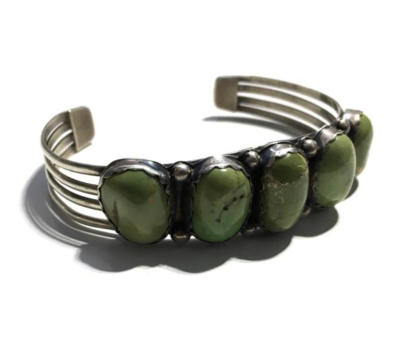 インディアンジュエリー ナバホ族 シルバーバングル ターコイズ