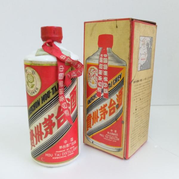 中国酒 マオタイ 貴州茅台酒 サンフラワー SUNFLOWER 545ml 55度 訳有