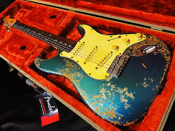 ★☆Heavy Relic Bacchus Antique LakePracidBlue Stratocaster レリック VintageUSパーツ☆★