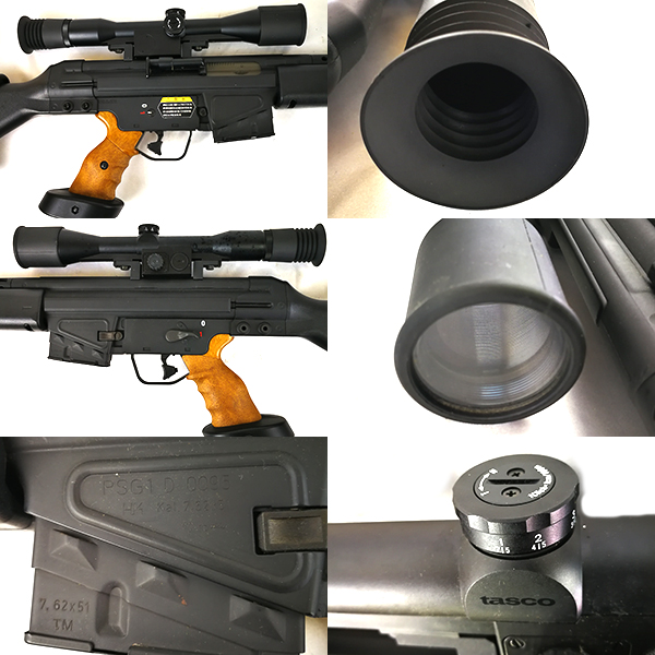 箱付き 東京マルイ PSG-1 電動セミオートスナイパーライフル タスコ スコープ付き MARUI 東λW