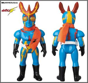 メディコムトイ 東映レトロソフビ サナギマン イナズマン 未開封