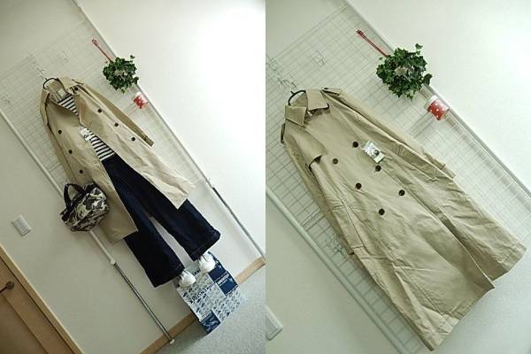 今季新品テチチtechichi★ベーシック　トレンチ　コート★スタジオクリップsm2