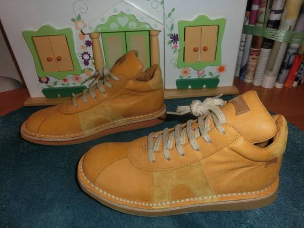 ★カンペール新品 ハイカット Brothers Sport 山吹×黄色 38★即決