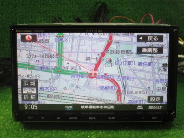 Panasonic/パナソニック CN-RA03D 地デジ/DVD可 16年製(メモリーナビ