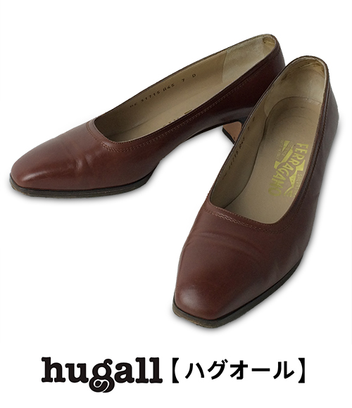 サルバトーレフェラガモ 約24.5cm(7B) レザー パンプス