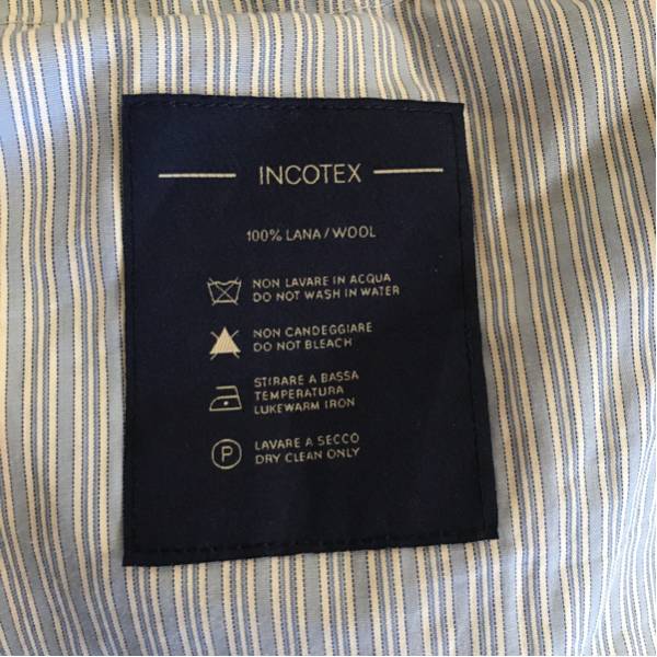INCOTEX インコテックス ウールパンツ スラックス 48