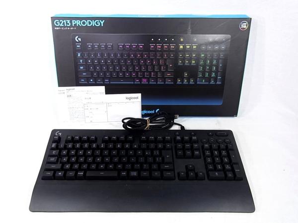 1円～Logicool ロジクール G213 ゲーミング キーボード 美品