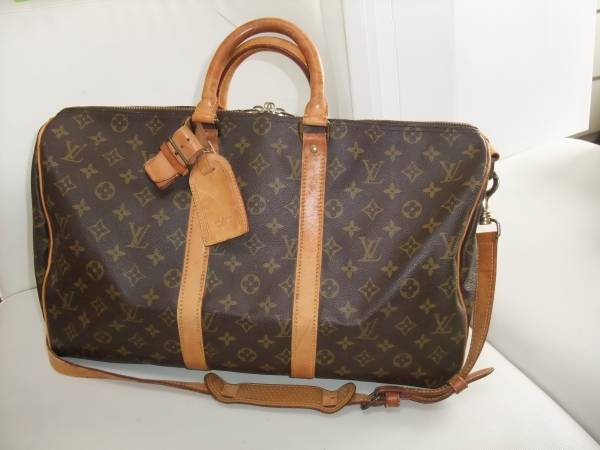 ルイヴィトン　モノグラム　キーポル45　バンドリエール　ショルダー付きボストンバッグ