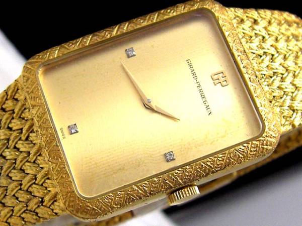 60's ジラールペルゴ 20ミクロン ゴールド 金張り 手巻 メンズ スクエア アンティーク ビンテージ