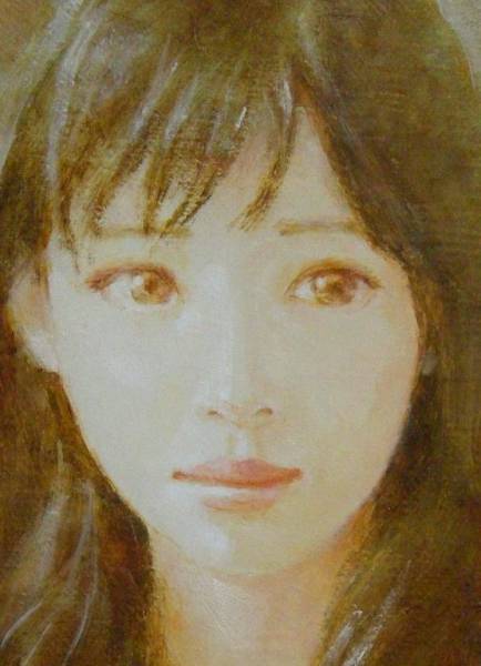 黒川達也 真作「桃花」油彩SM 師・宮永岳彦(人物画)｜売買された