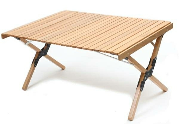 ハイランダー　ロールトップウッドテーブル