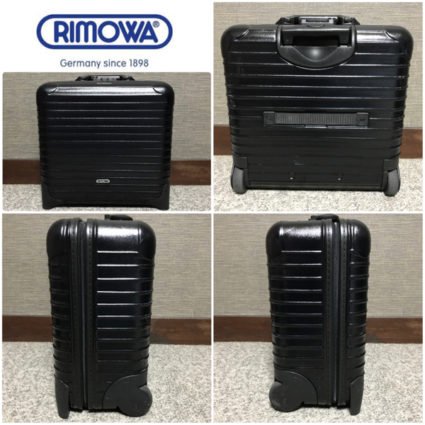 RIMOWA リモワ ビジネストローリー スーツケース 2輪 SALSA サルサ ブラック 機内持ち込み○ TSA付き 851.40 23L