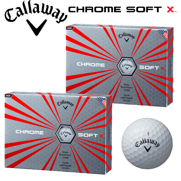 キャロウェイ(Callaway) ゴルフボール CHROME SOFT 2ダース Callaway