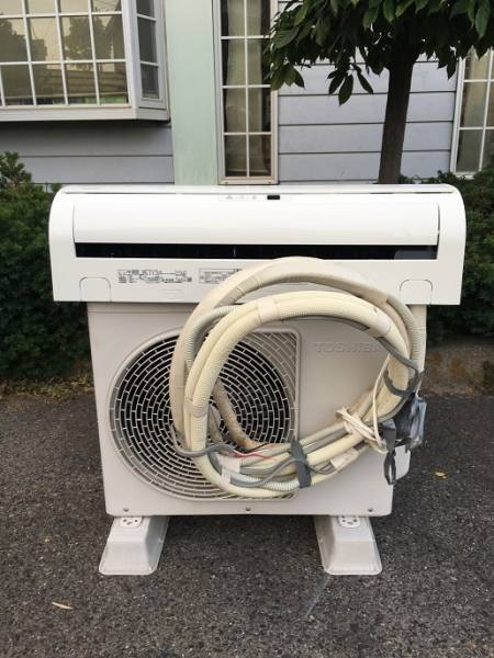 TOSHIBA 東芝 RAS-2212D RAS-2212AD ルームエアコン 2012年製 リモコン 