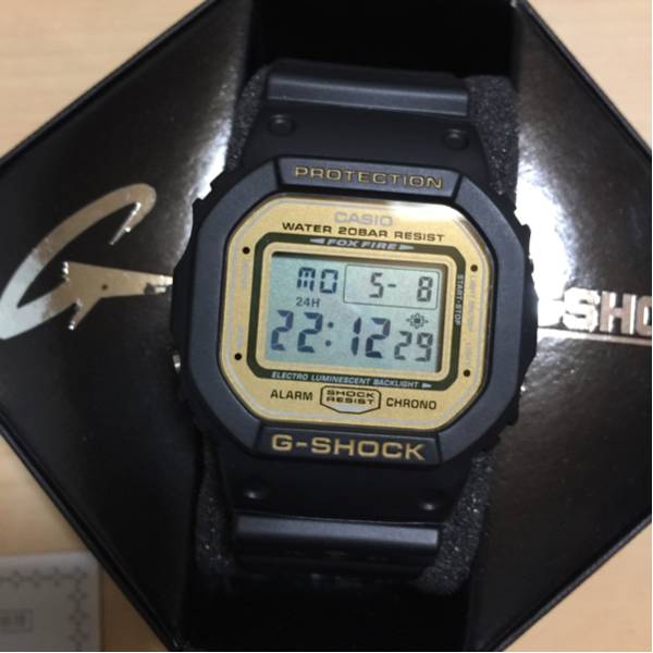 TK TAKEO KIKUCHI × G-SHOCK 黒×金 コラボ DW-5600VT CASIO/カシオ G