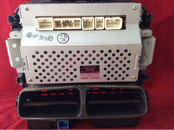 A389 中古 セルシオ UCF30 UCF31 前期 マルチモニター ディスプレイ ナビ 86111-50120 動作保証