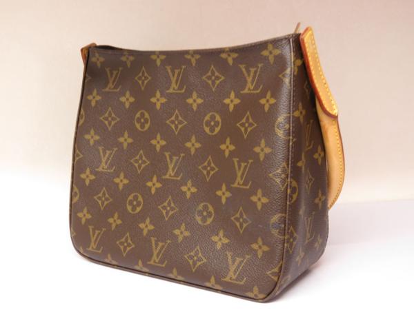 1円■【ルイヴィトン】LOUIS VUITTON モノグラム・ルーピングMM■M51146 ショルダーバッグ W24×H21