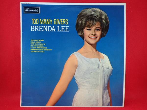 【激レア★UK完オリ極美品★MONO/黒/DG★1B/1B初回プレス】BRENDA LEE/TOO MANY RIVERS★BRENDA絶頂期の大名盤★英国盤の高音質No1★神洗浄